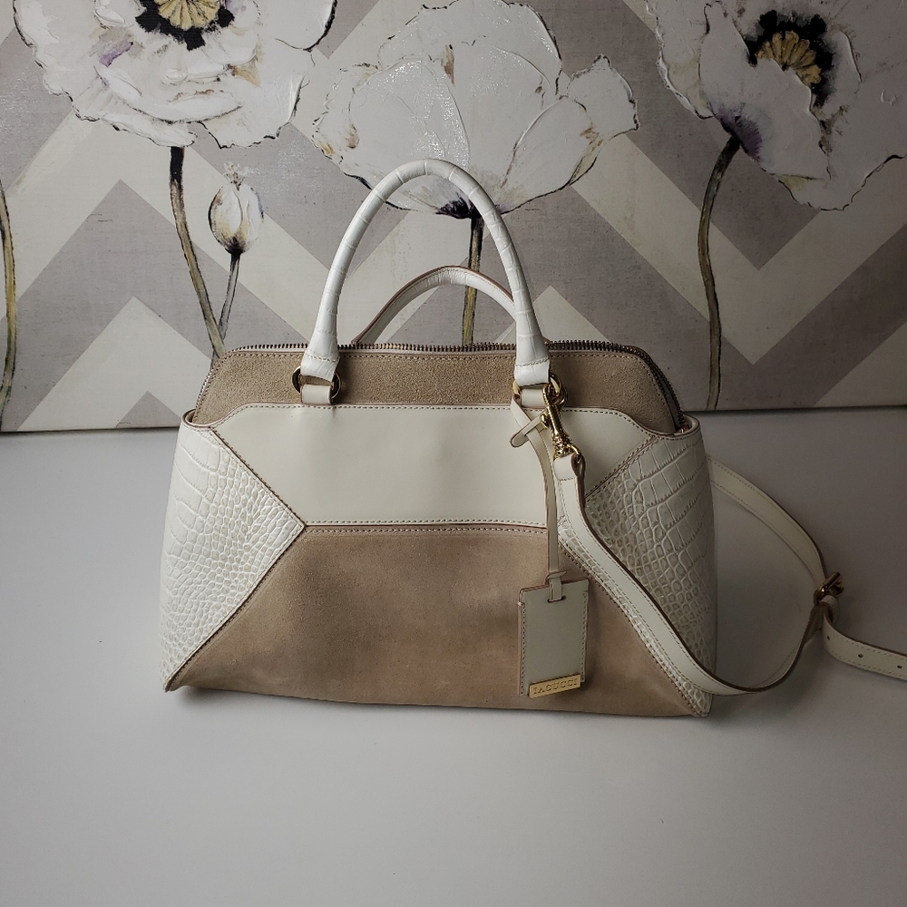 Iacucci/Lacucci Italian leather& Suede Handbag